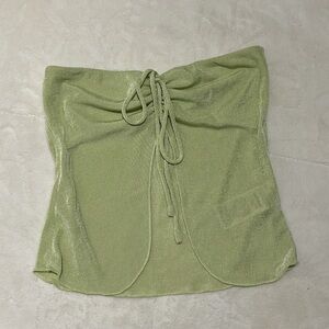 Edikted “MILAN GATHERED SPLIT FRONT TUBE TOP”